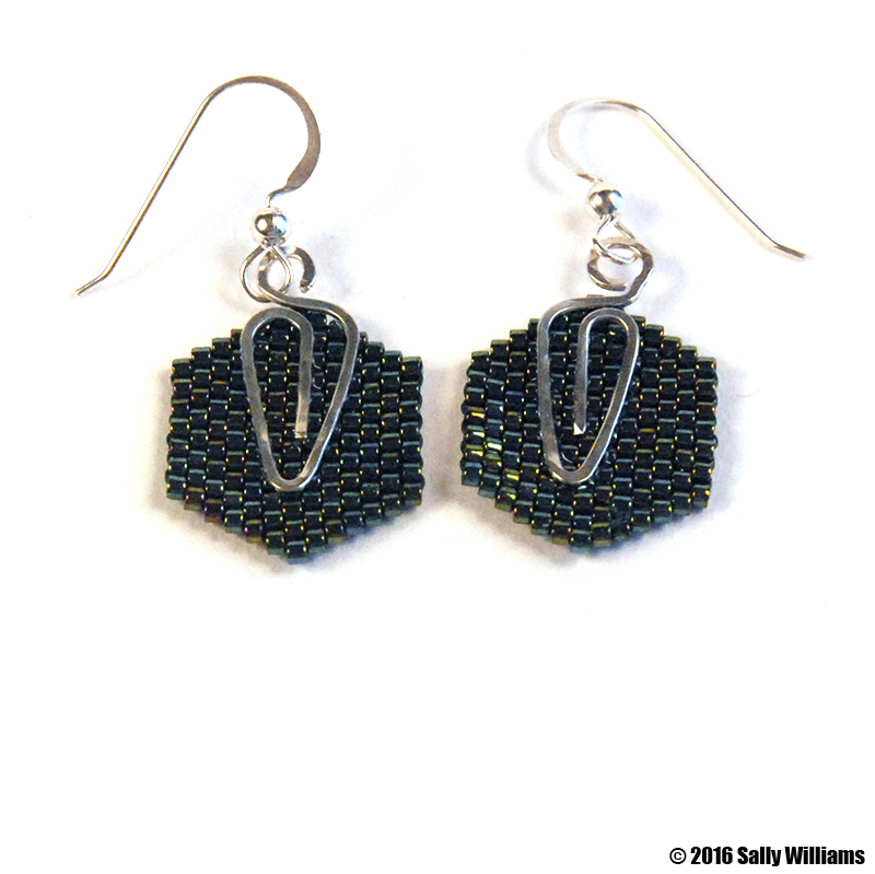 Delica Hexagon Earrings