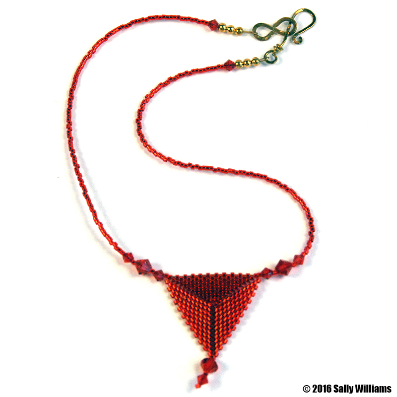 Triangle Delica Necklace